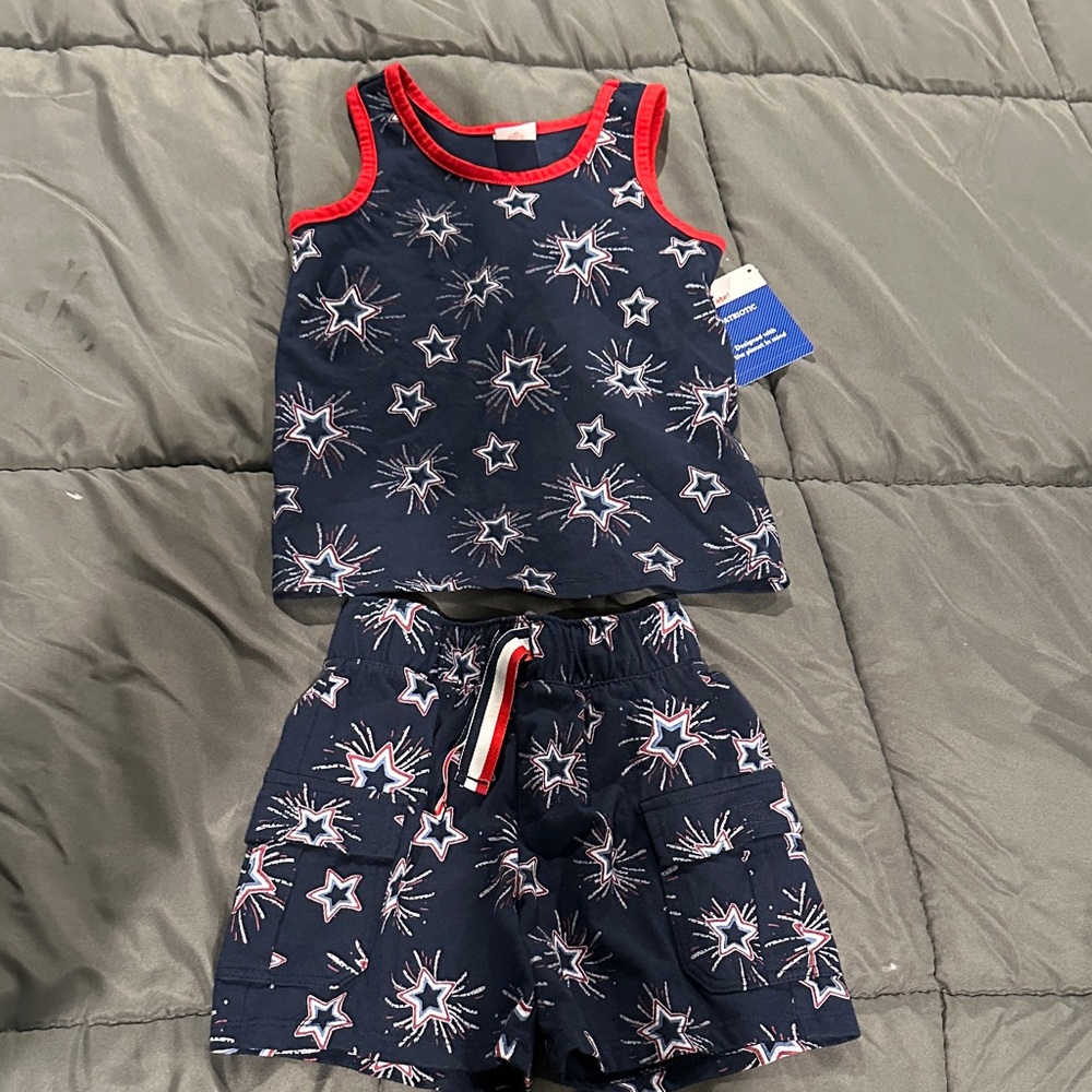 Fourth of July Short Set